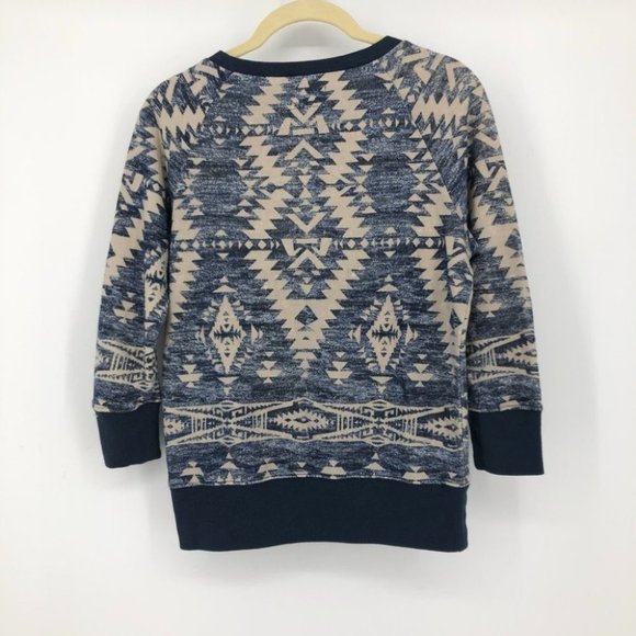 Denim&Supply Ralph Lauren blue Aztec print jumper - Picture 12 of 14